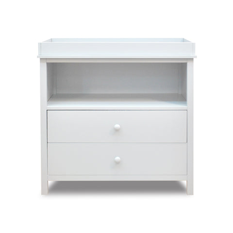 Image of Athena Amber 2 Drawer Changing Table With Tray White