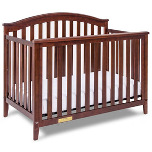 AFG Baby Furniture Kali II 4-in-1 Crib Espresso (Flat Footboard)