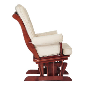 Sleigh Glider Chair and Ottoman