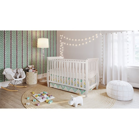 Image of Athena Naomi 4 in 1 Convertible Crib with Guardrail