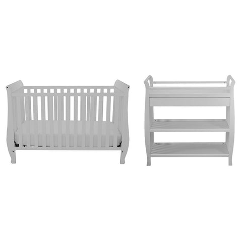 Image of Athena Naomi 4 in 1 Convertible Crib with Guardrail