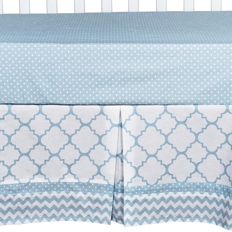 Image of Blue Sky 3 Piece Crib Bedding Set