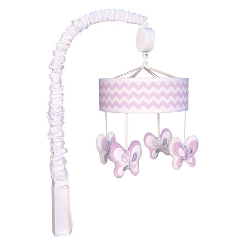 Image of Orchid Bloom Musical Crib Mobile