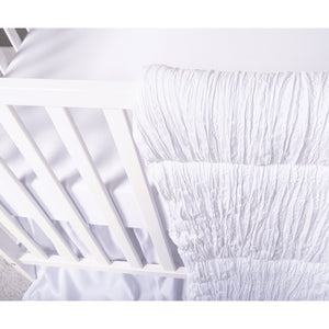 Simply White 3 Piece Crib Bedding Set