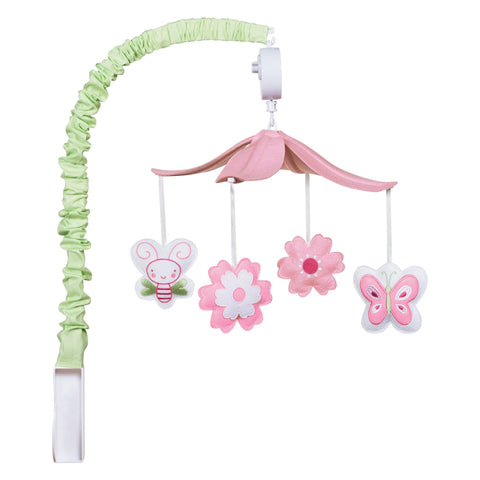 Image of Floral Musical Crib Mobile