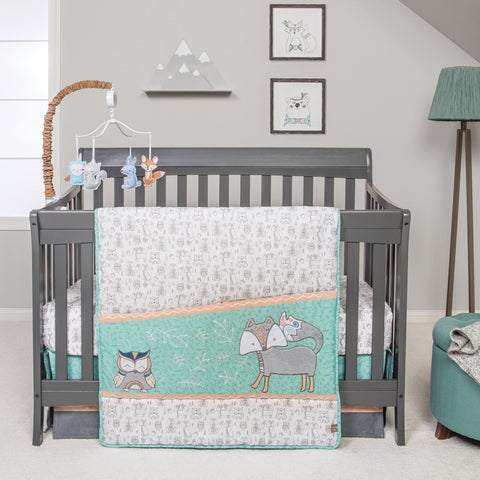 Image of Sawyer 3 Piece Crib Bedding Set