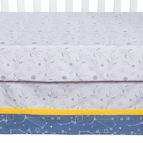 Image of Galaxy 3 Piece Crib Bedding Set