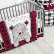 Trend Lab Peak-a-Bear 3 Piece Crib Bedding Set