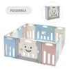 Costway 14-Panel Foldable Baby Playpen Kids Activity Centre