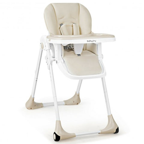 Image of Costway Baby Convertible High Chair with Wheels