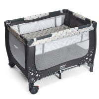 Image of Costway Baby Bed Side Crib Portable Adjustable Infant Travel Sleeper Bassinet