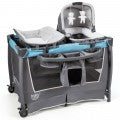 Image of Costway 4-in-1 Convertible Portable Baby Play yard with Toys and Music Player