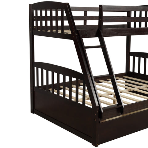 Image of Topmax Twin Over Full Bunk Bed with Storage