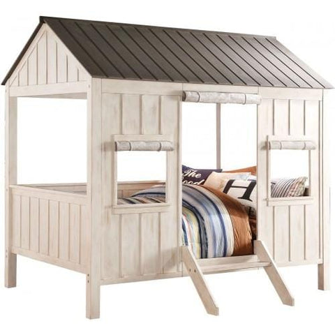 Image of ACME Spring Cottage Full Bed in Weathered White