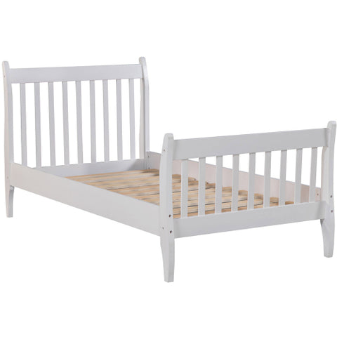 Image of Topmax Wood Platform Twin Bed