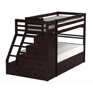 ACME Jason Twin/Full Bunk Bed with Storage Ladder/Trundle