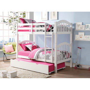 ACME Heartland Bunk Bed Twin over Twin in White