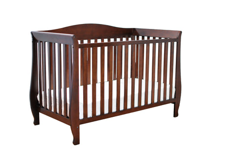 Image of AFG Baby Kali II 4-in-1 Convertible Crib and Grace I 3-Drawer Changer in Espresso