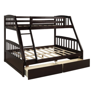 Topmax Twin Over Full Bunk Bed with Storage