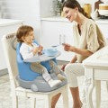 Image of Costway 6-in-1 Convertible Baby Booster Seat with Tray Wheels