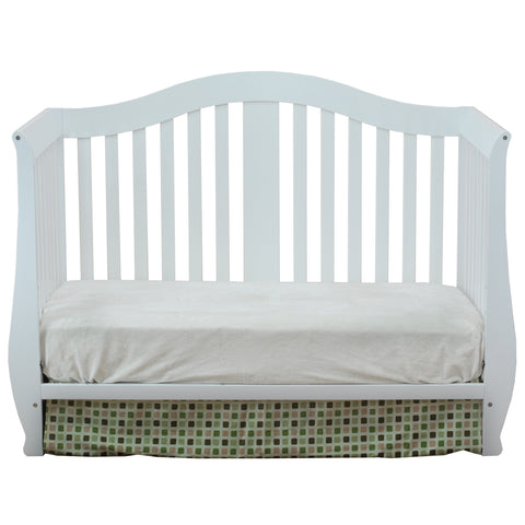 Image of AFG Baby Desiree Solid Wood 4-in-1 Convertible Crib in White
