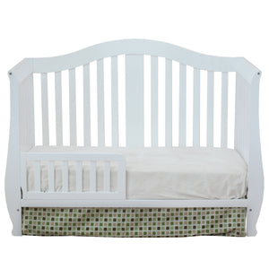 AFG Baby Desiree Solid Wood 4-in-1 Convertible Crib in White