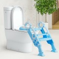 Image of Costway Adjustable Foldable Toddler Toilet Training Seat Chair