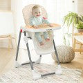 Image of Costway Folding Baby High Dining Chair with 6-Level Height Adjustment