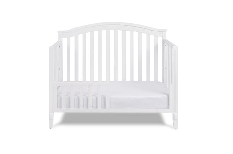 Image of AFG Baby Kali II 4-in-1 Convertible Crib with Leila 2-Drawer Changer in White