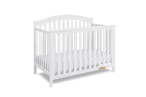 Image of AFG Baby Kali II 4-in-1 Convertible Crib with Amber 2-Drawer Changer in White