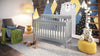 AFG Baby Alice 3-in-1 Baby Crib and Leila I 2 Drawer Changing Table in Gray