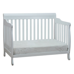 AFG Baby Furniture Alice Solid Wood 3-in-1 Convertible Crib in White
