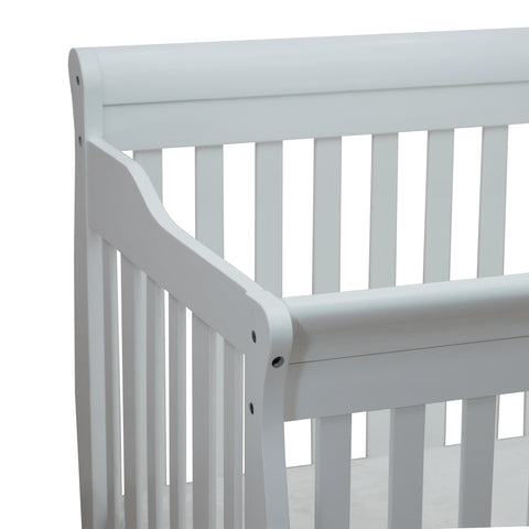 Image of AFG Baby Furniture Alice Solid Wood 3-in-1 Convertible Crib in White