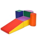 Image of Costway 5-Piece Set Climb Activity Play Safe Foam Blocks