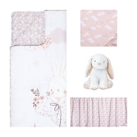 Image of Sammy and Lou Cottontail Cloud 4 Piece Crib Bedding Set