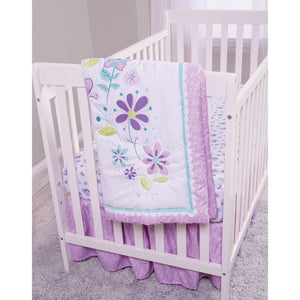 Sammy and Lou Butterfly Meadow 4 Piece Crib Bedding Set