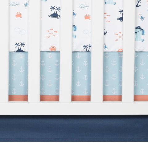 Image of Sammy and Lou Ahoy Archie 4 Piece Crib Bedding Set