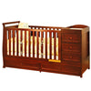 Athena Daphne 2 in 1 Convertible Crib in Cherry