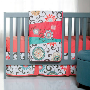 Waverly® Pom Pom Play 4 Piece Crib Bedding Set