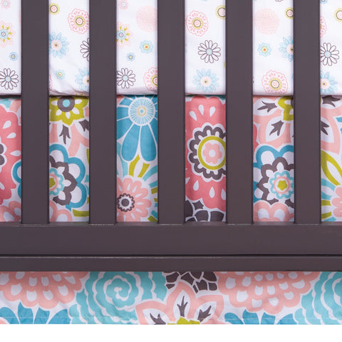 Image of Waverly Blooms 5 Piece Crib Bedding Set