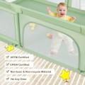 Image of Costway Extra-Large Safety Baby Fence with 50 Ocean Balls