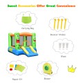 Costway Inflatable Castle Bounce House Jumper Kids Playhouse with Slider