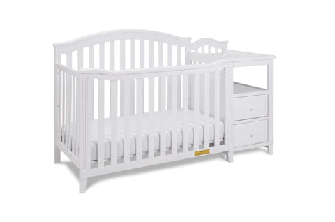 Image of AFG Baby Furniture Athena Kali 4-in-1 Crib and Changer in White