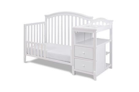AFG Baby Furniture Athena Kali 4-in-1 Crib and Changer in White