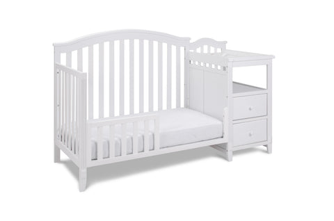 Image of AFG Baby Furniture Athena Kali 4-in-1 Crib and Changer in White
