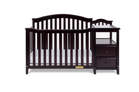 AFG Baby Furniture Athena Kali 4-in-1 Crib and Changer in Expresso