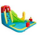 Image of Costway Inflatable Splash Water Bounce House Jump Slide Bouncer
