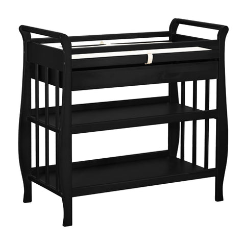 Image of Athena Nadia Changing Table with Drawer in Black