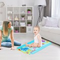 Image of Costway 4-in-1 Baby Play Gym Mat with 3 Hanging Toys