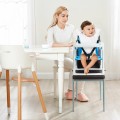 Costway Baby Booster Folding Travel High Chair with Safety Belt & Tray